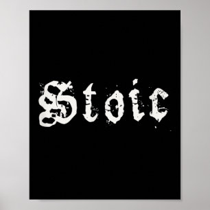 Stoïcijnse Hellenistische filosofie Minimalisme St Poster