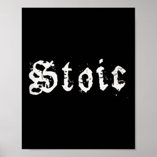 Stoïcijnse Hellenistische filosofie Minimalisme St Poster