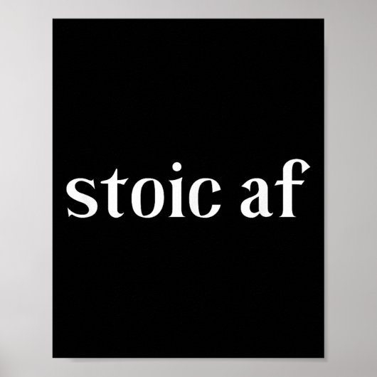 Stoïcijnse kunst Romeinse stoïcisme geschenk, oude Poster (Voorkant)