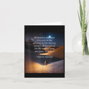 Stoïcijnse meditaties Quote Kaart