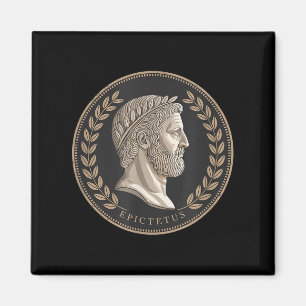Stoïcijnse Romeinse epictetus buste Magneet