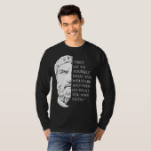 Stoicism Epictetus Stoic Philosophy Quote Visualiz T-shirt (Voorkant volledig)