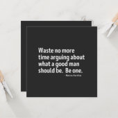 Stoicism Waste No More Time Arguing What A Kaart (Voorkant / Achterkant in situ)