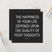 Stoïcisme Het geluk van je leven hangt af van Kaart (Voorkant / Achterkant in situ)