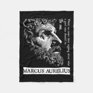 Stoïcisme Romeins Rijk Goed Man zijn een Marcus Fleece Deken