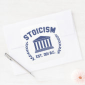 Stoicisme Vierkante Sticker (Envelop)