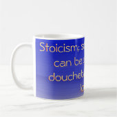 Stoïcisme voor douchebags! koffiemok (Links)