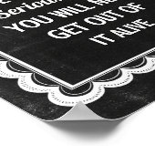 Stoïcisme Wall Art, Motivatie Quote Poster (Hoek)