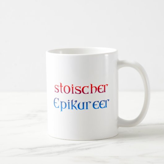 stoischer Epikureer Koffiemok (Rechts)
