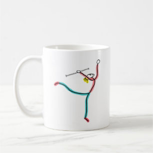 Stok Draaiende Stokfiguur Koffiemok