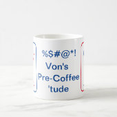 Stok figuur grappig koffiemok (Center)