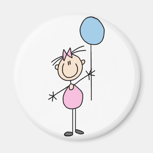 Stok figuur peuter magneet (Voorkant)