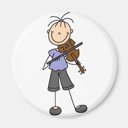 Stok figuur viool magneet (Voorkant)