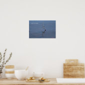 Stok in het water poster (Keuken)