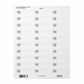Stok mensen net getrouwd etiket (Full Sheet)
