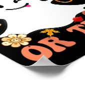 Stok of trakteer verpleegster grappig Halloween ko Poster (Hoek)