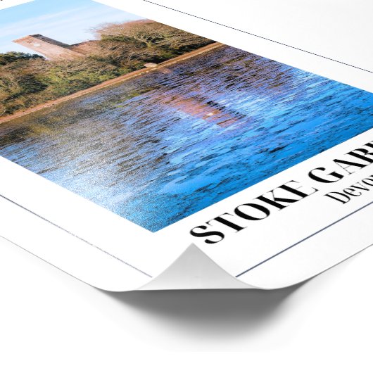 Stoke Gabriel, Devon Foto Afdruk (Hoek)