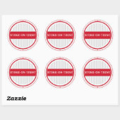 Stoke-on-Trent Stadsembleem Engelse identiteit Ronde Sticker (Vel)
