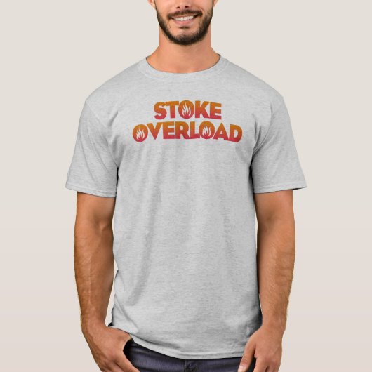 Stoke Overbelasting Vlammen T-shirt (Voorkant)