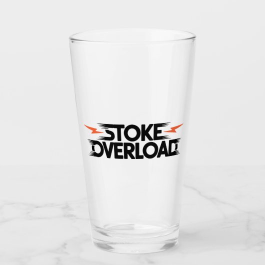 Stoke Overload Bliksem Glas (Voorkant)