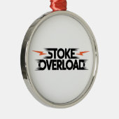 Stoke Overload Bliksem Metalen Ornament (Rechts)