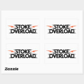 Stoke Overload Bliksem Rechthoekige Sticker (Vel)
