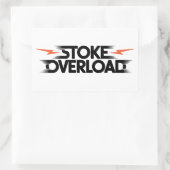 Stoke Overload Bliksem Rechthoekige Sticker (Tas)