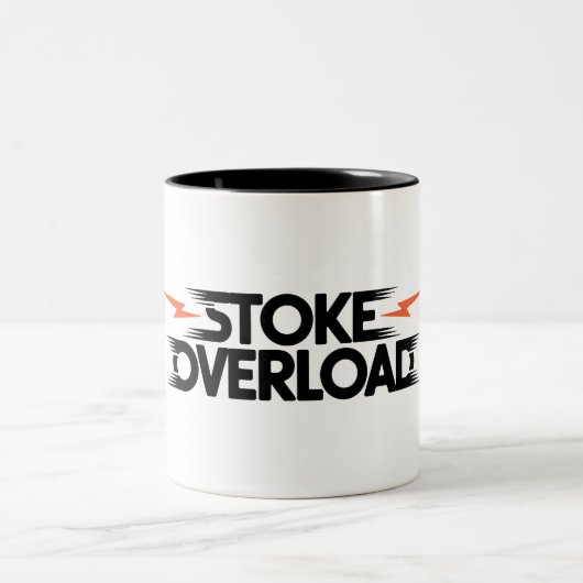 Stoke Overload Bliksem Tweekleurige Koffiemok (Center)