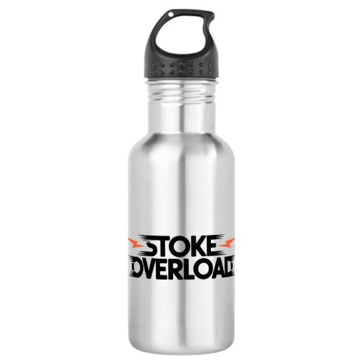 Stoke Overload Bliksem Waterfles (Voorkant)