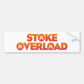 Stoke Overload Flames Bumpersticker (Voorkant)
