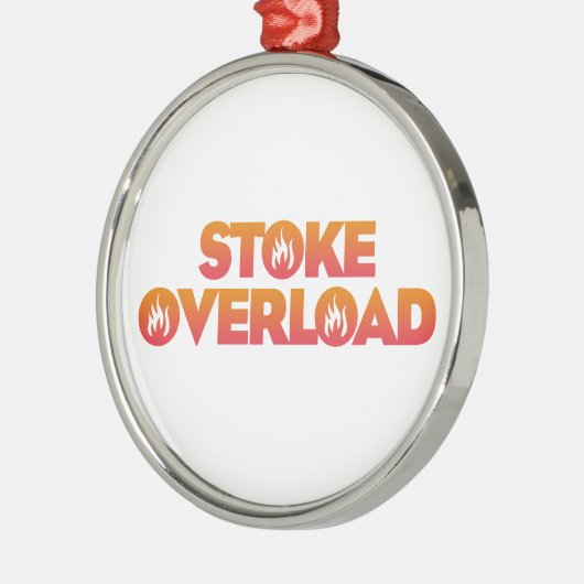 Stoke Overload Flames Metalen Ornament (Links)