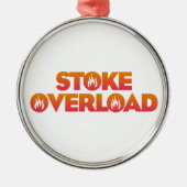 Stoke Overload Flames Metalen Ornament (Voorkant)