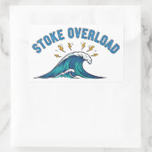 Stoke Overload Golf Rechthoekige Sticker (Tas)