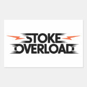 Stoke Overload Lightning Rechthoekige Sticker (Voorkant)
