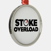 Stoke Overload Meter Metalen Ornament (Rechts)