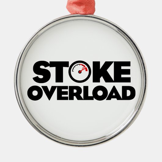Stoke Overload Meter Metalen Ornament (Voorkant)