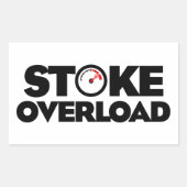 Stoke Overload Meter Rechthoekige Sticker (Voorkant)