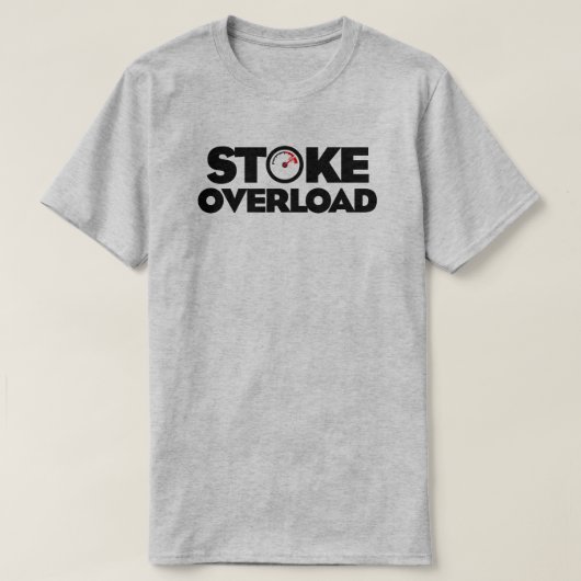 Stoke Overload Meter T-shirt (Design voorkant)