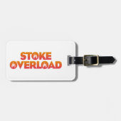 Stoke Overload Vlammen Bagagelabel (Voorkant horizontaal)