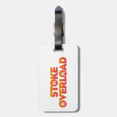 Stoke Overload Vlammen Bagagelabel (Achterkant verticaal)