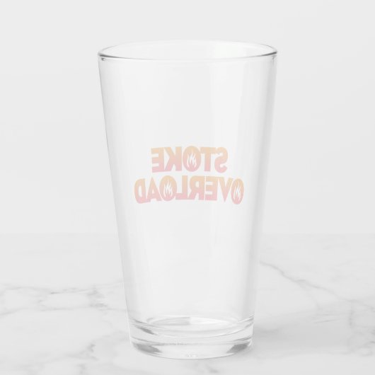 Stoke Overload Vlammen Glas (Achterkant)