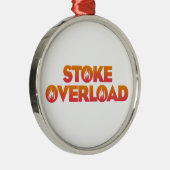 Stoke Overload Vlammen Metalen Ornament (Rechts)