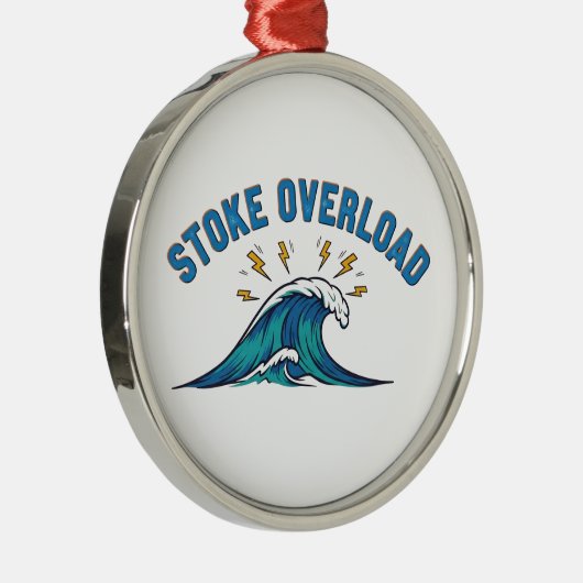 Stoke Overload Wave Metalen Ornament (Rechts)