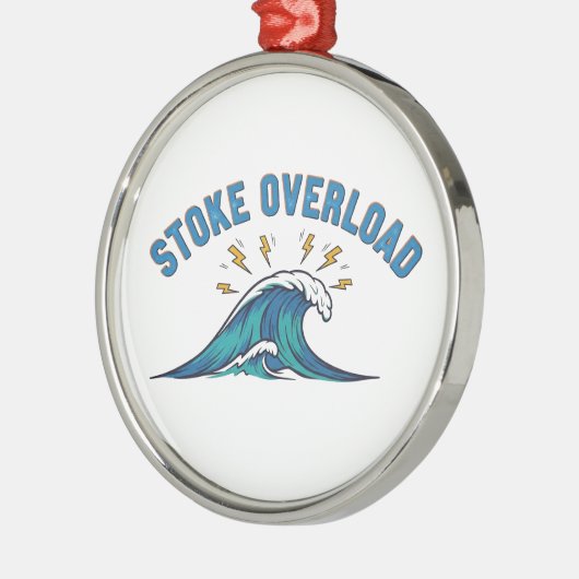 Stoke Overload Wave Metalen Ornament (Links)