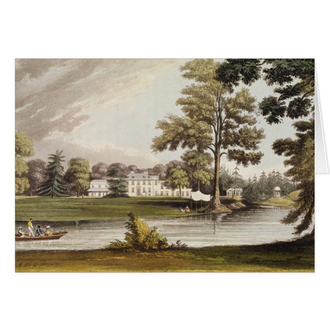 Stoke Place, van Ackermann's "Bewaarder van Kunste (Voorkant Horizontaal)