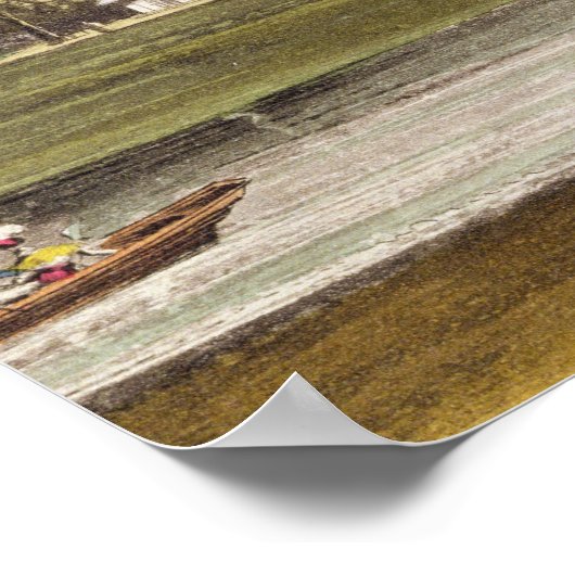 Stoke Place, van Ackermann's "Bewaarder van Kunste Poster (Hoek)