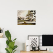 Stoke Place, van Ackermann's "Bewaarder van Kunste Poster (Thuiskantoor)