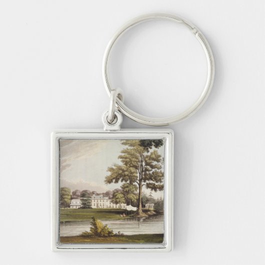 Stoke Place, van Ackermann's "Bewaarder van Kunste Sleutelhanger (Voorkant)