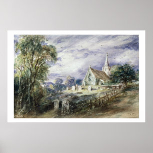 Stoke Poges Church Poster