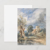 Stoke Poges Kerk (1834) John Constable (Voorkant / Achterkant)